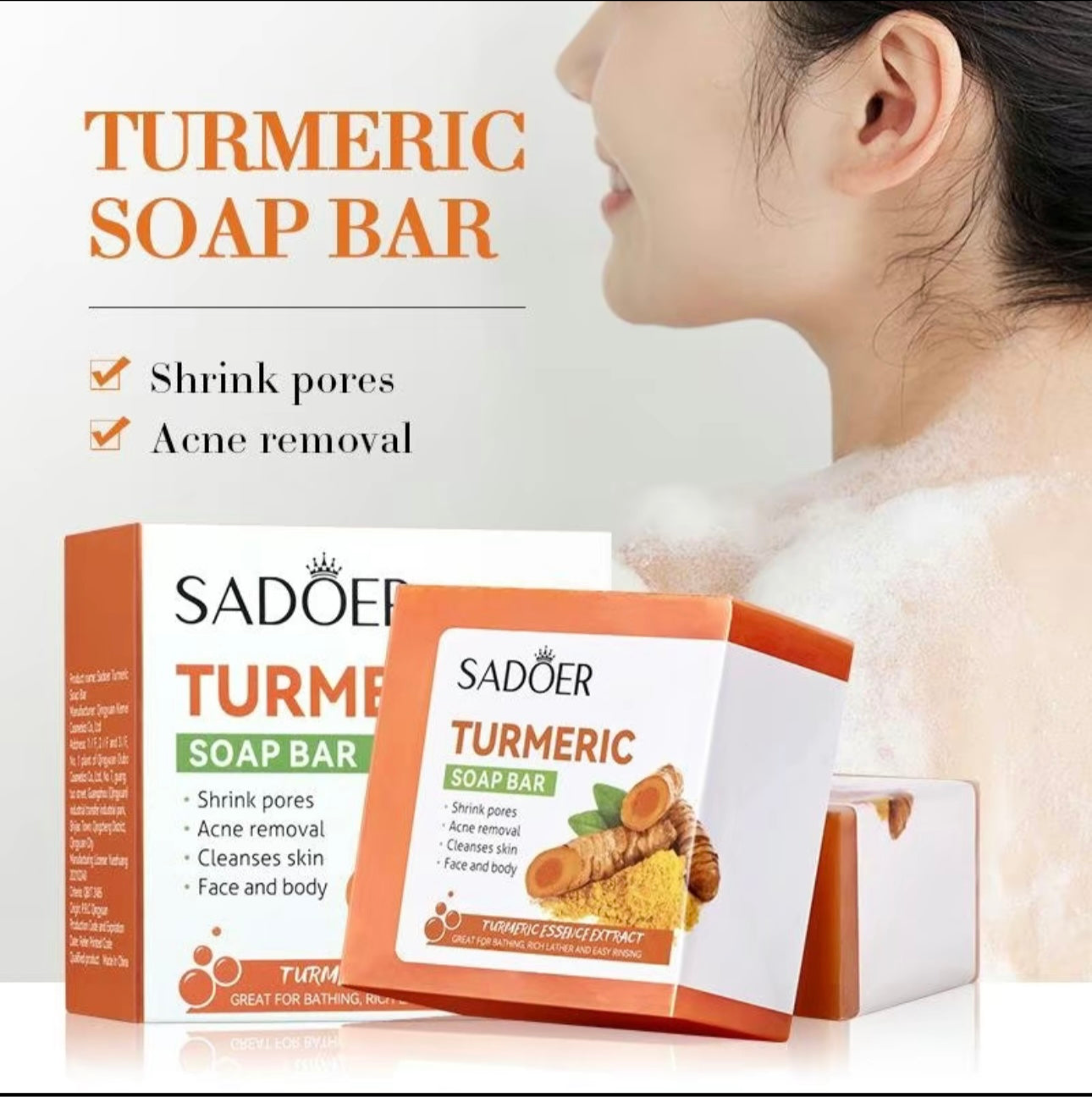 Skin Brightening Turmeric Soap