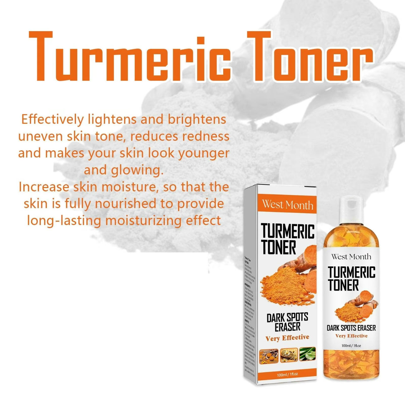 Tumeric Facial Toner for Deep Moisturising and Nourishing Skin Repair - Skincare