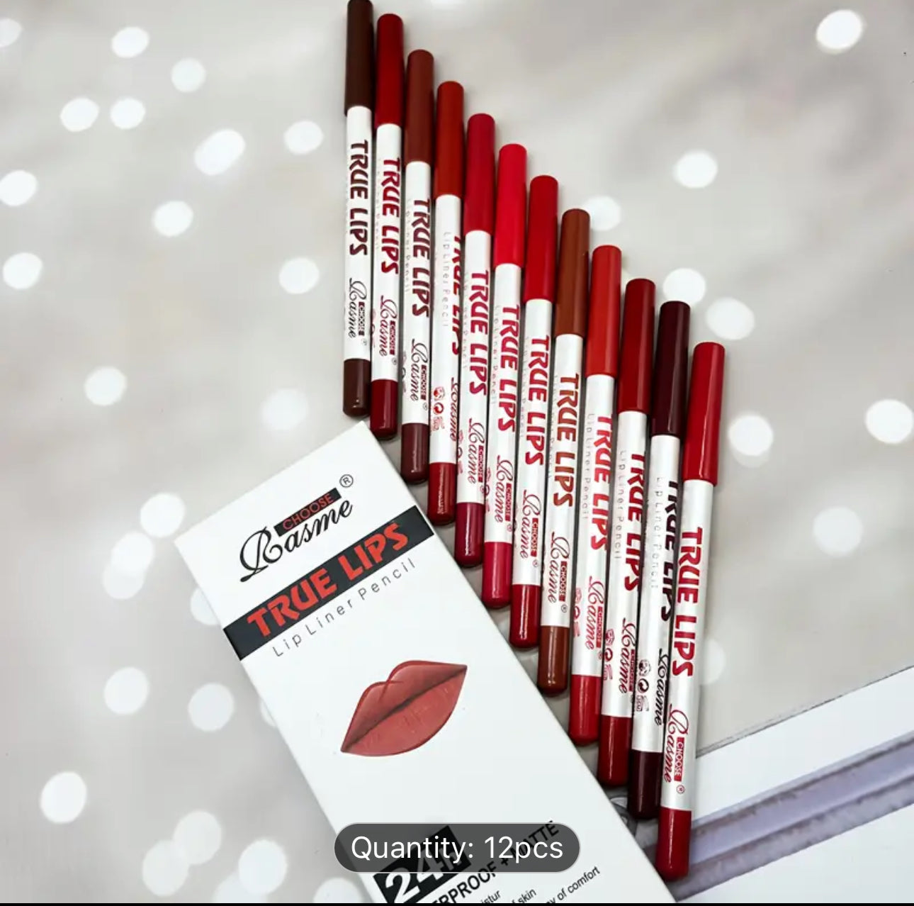 12 Colours Lip Liner Set Waterproof Lipstick Lip Liner Pencil Long Lasting Lipliner Pencil Set