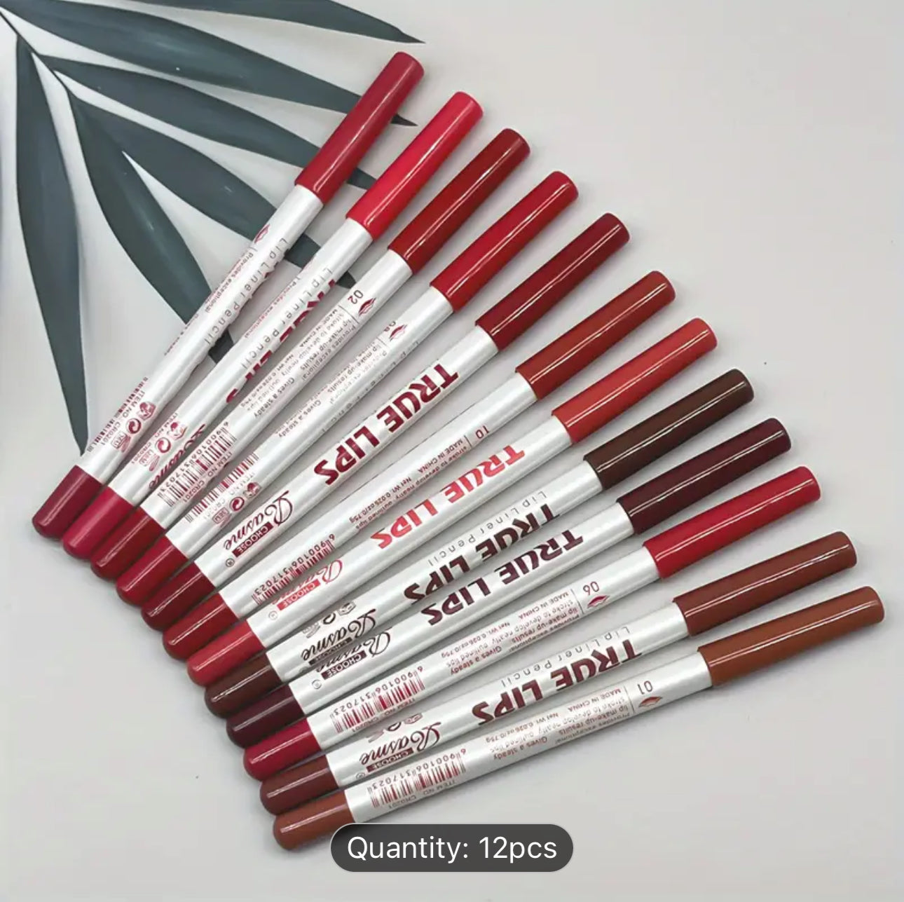 12 Colours Lip Liner Set Waterproof Lipstick Lip Liner Pencil Long Lasting Lipliner Pencil Set