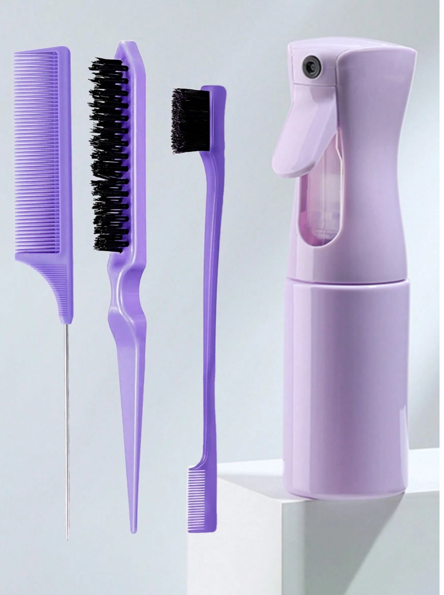 4PCS/Set Watering Can Hair Styling Comb Set Styling Comb Set.